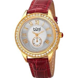 BURGI Swarovski Crystal Watch